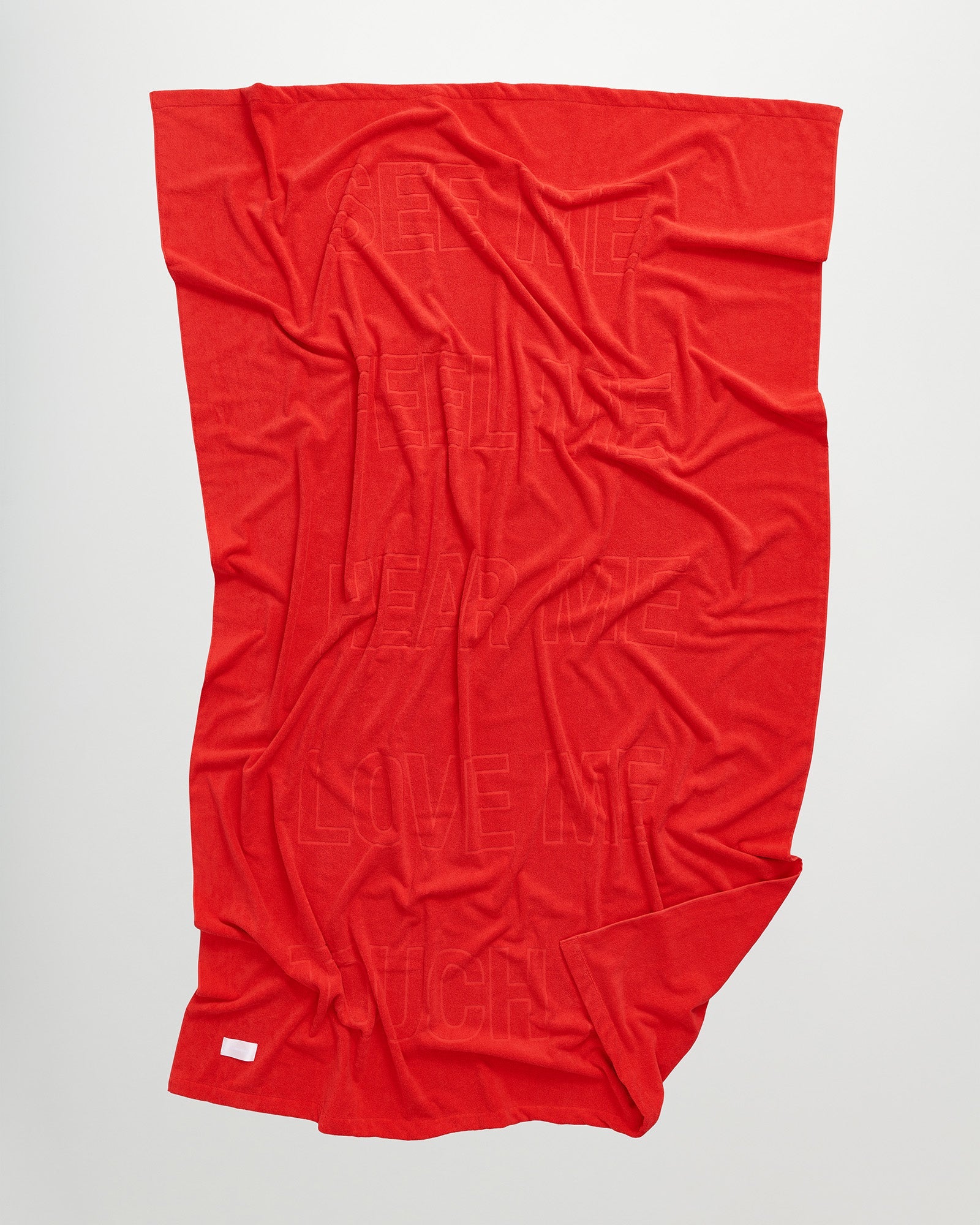 Lover towel | Spiaggia red Terry